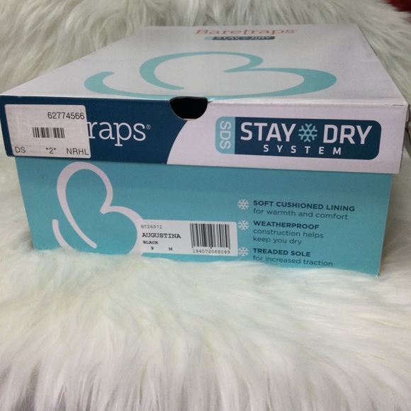 BareTraps Augustina Suede Winter & Snow Boots - Black - 9M - New in box. - Picture 15 of 16